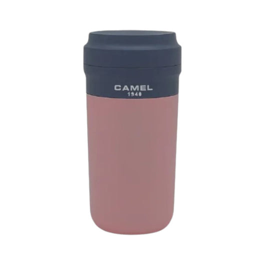 駱駝牌 Cuppa28 雙層真空玻璃膽保溫杯 280ml(粉紅色連紫色蓋)