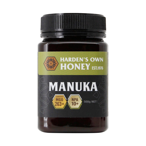 Harden's Own Honey Australian Manuka - NPA 10+ /MGO 263+ /UMF 10+ (500