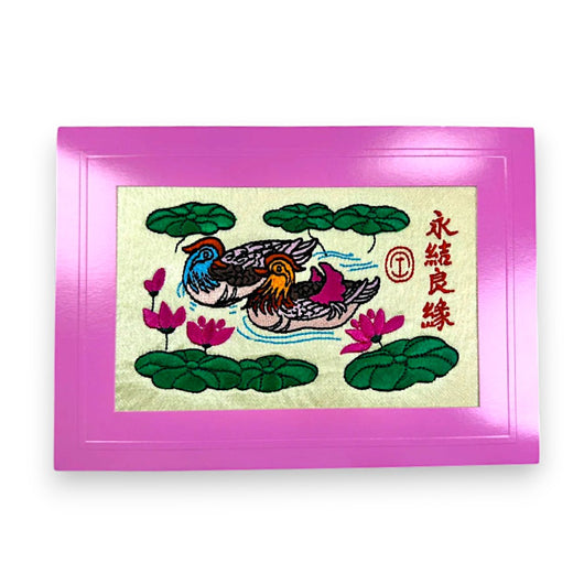 J&A「永結良緣」刺繡賀咭