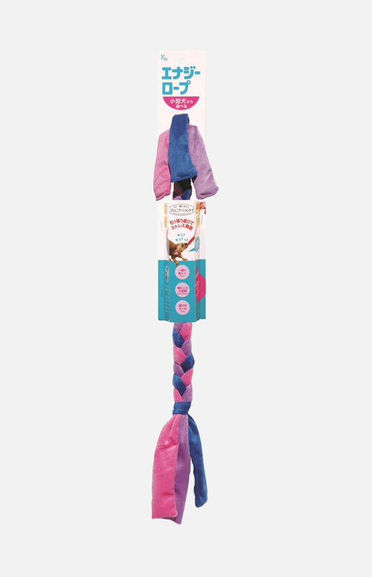 Kyoritsu Shokai 能源繩互動狗玩具-紫色 70cm