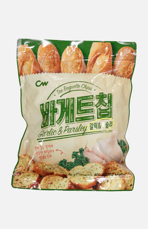 韓國青右蒜蓉多士脆片