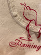 Flamingo女裝純棉通花白色內衣 背心