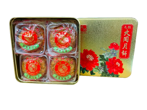 Tai Tung Single-yolk Bean Paste Mooncake(4 pieces)