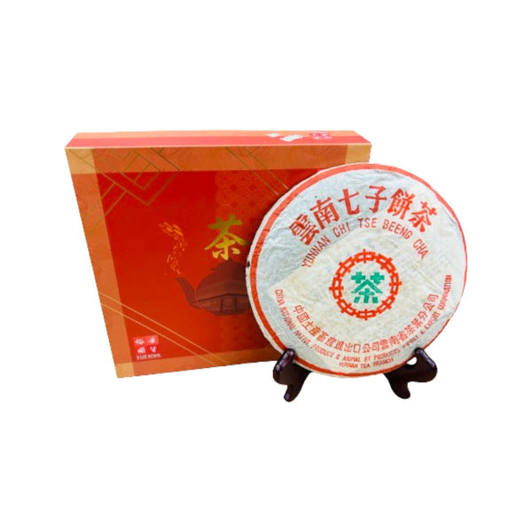 Zhongcha brand Pu'er tea cake (2003 provincial company customized 7572