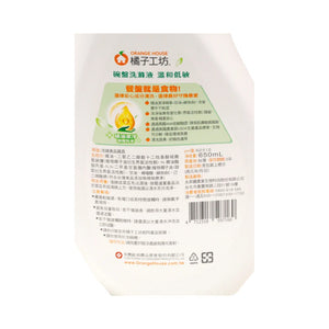 橘子工坊碗盤洗滌液 溫和除菌 650ml