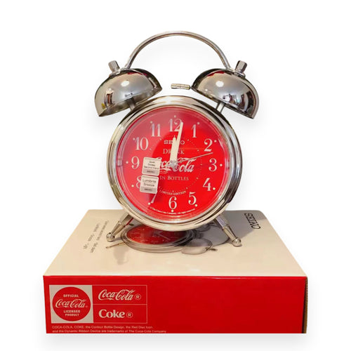 SEIKO Coca Cola Quartz Alarm Clock QHK-906GS