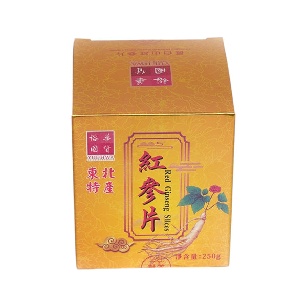 Yue Hwa Changbai Mountain Red Ginseng Slices(250G)