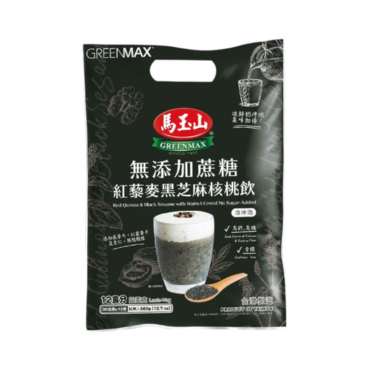 馬玉山無添加蔗糖紅藜麥黑芝麻核桃飲 (30g×12pcs)(袋)