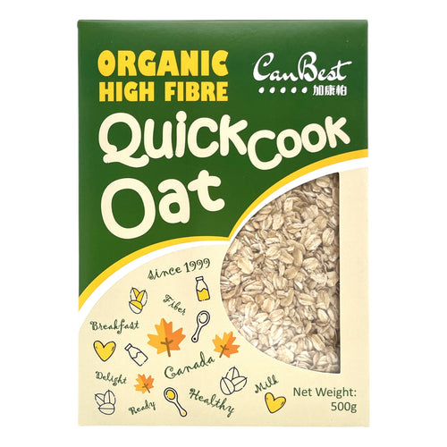 CanBest Organic Rolled Oats (500G)