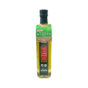 加康栢有機冷壓野生茶花籽油 (無精煉) (500ML)