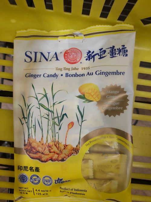 Mango Flavored Ginger Candy