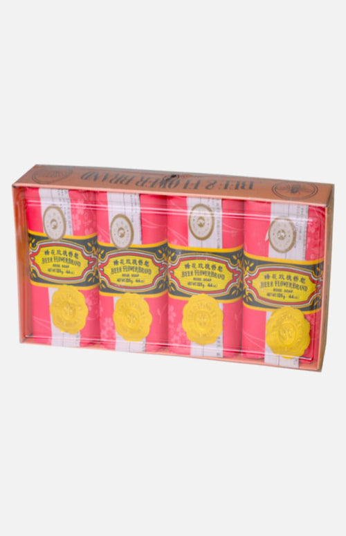 Bee & Flower Sandalwood Soap- Rose fragrance (4pcs)