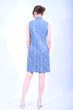 Line & Curve 牛仔波浪紋珠片A型旗袍YL1136-3