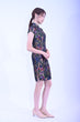 Line & Curve 金底雀鳥花小蓋袖旗袍YL1170-3