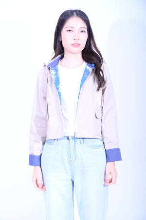 YUE HWA X BLIND YuePOSEasy 女裝一衣多穿雙面外套(杏)