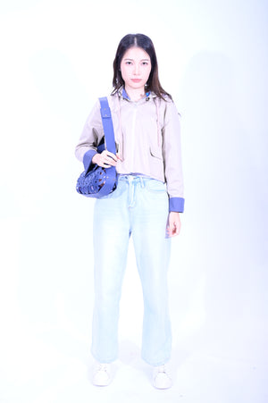 YUE HWA X BLIND YuePOSEasy 女裝一衣多穿雙面外套(杏)