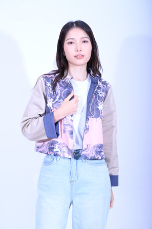 YUE HWA X BLIND YuePOSEasy 女裝一衣多穿雙面外套(藍)