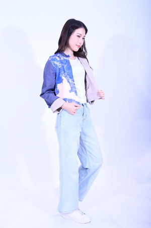 YUE HWA X BLIND YuePOSEasy 女裝一衣多穿雙面外套(杏)