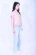 Line & Curve 苧麻紅花原身短袖鈕頭上衣S05R26-10