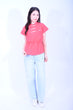 Cypherhood粉紅色女裝束繩上衣C2603006C