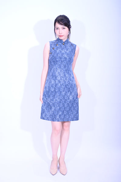 Line & Curve Ladies Denim Qi PaoYL1136-6