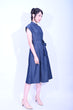 Line & Curve 深牛仔蓋袖連衣裙YL292-3
