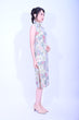 Line & Curve 棉質大咀鳥亦袖旗袍YL1190-3