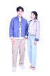 YUE HWA X BLIND 男裝一衣多穿雙面外套(藍)