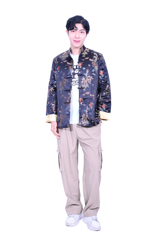 Yue Hwa Men's Tang Jacket Black