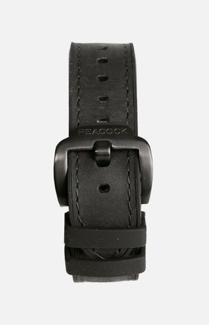 孔雀牌 P507-3 黑陀飛輪機芯腕錶