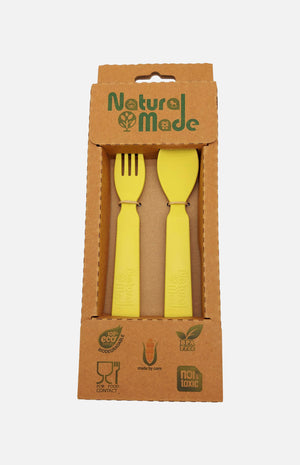 Natural Made - 嬰兒小匙及叉子套裝