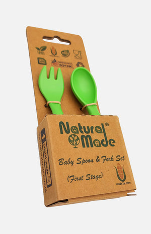 Natural Made - 嬰兒小匙及叉子套裝(初階)