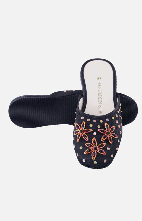 Silk Sequin Slipper